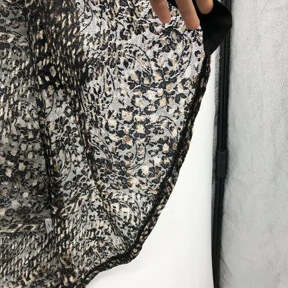 Initiatives Brown Abstract Patterned Robe Cardigan size M - Picture 11 of 15